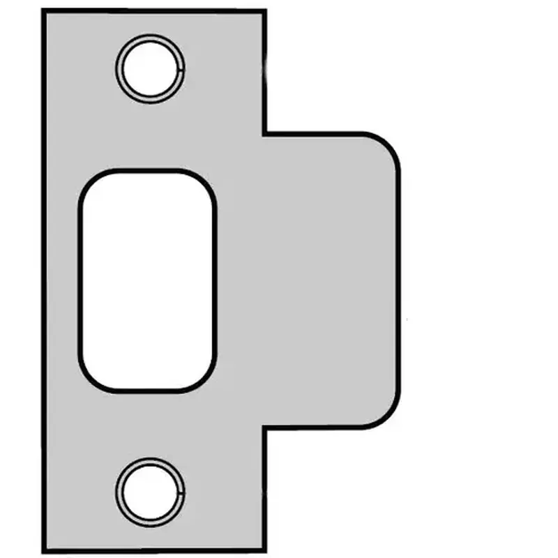 Kwikset 83028-690 Plainlatch and Deadlatch Strike, Dark Bronze Painted