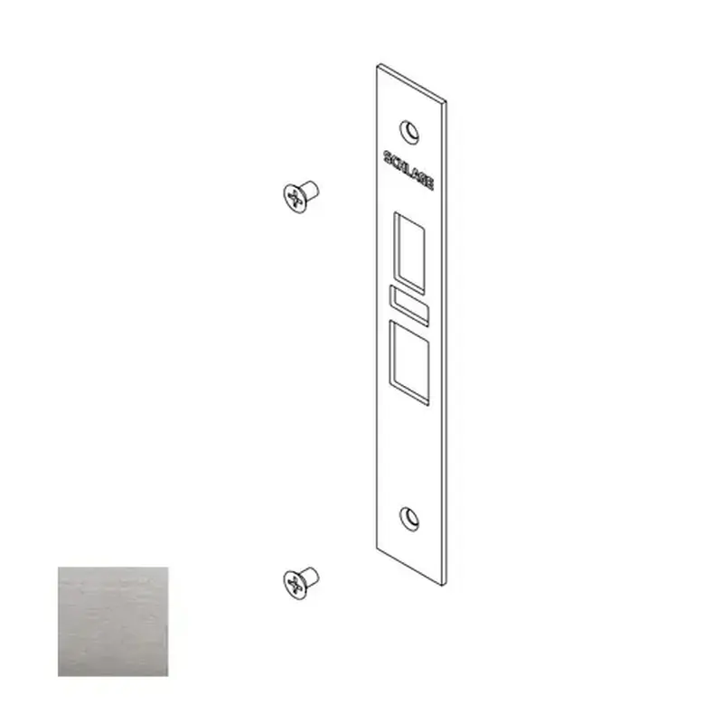Schlage 09-666 619 Armor Front and Screws for L9453, L9485, or L9486 Satin Nickel Finish