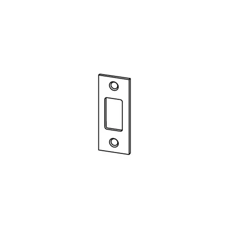 Schlage Commercial 10-094 619 2-3/4" Square Corner Deadbolt Strike Satin Nickel Finish