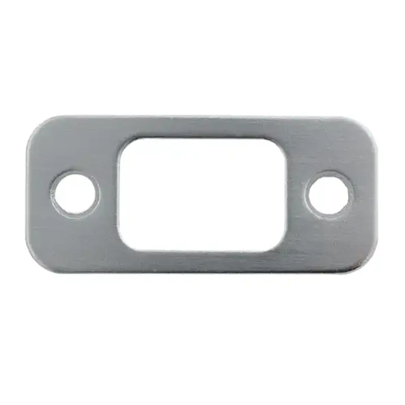 Cal Royal DBS1214RC US26D RADIUS CORNER STRIKE PLATE FOR Satin chromium plated