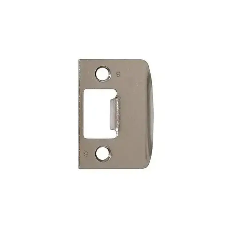 Schlage Commercial 10-027 605 Round Corner Full Lip Strike Bright Brass Finish