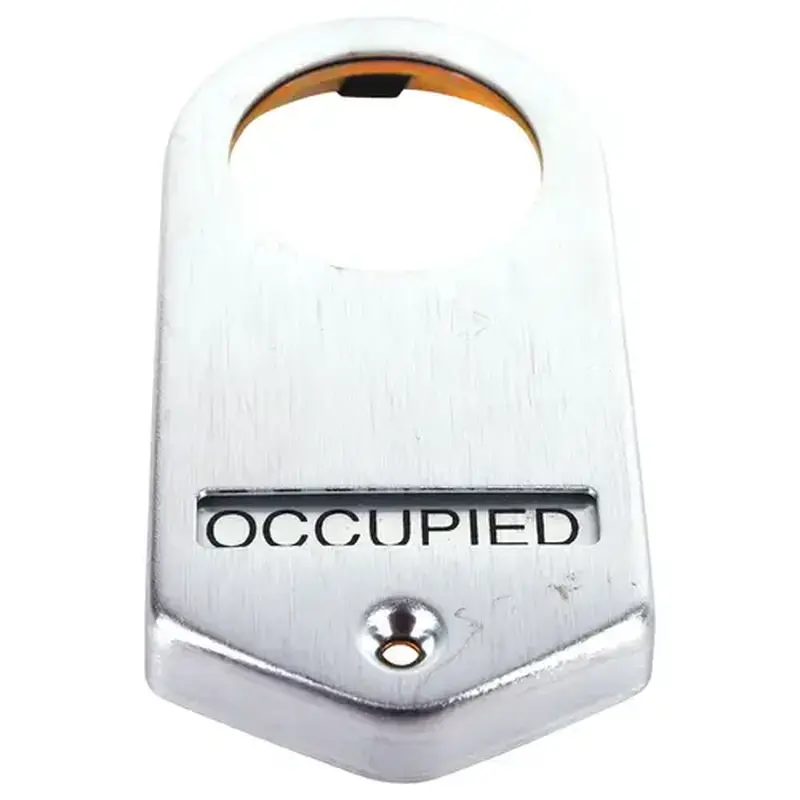 Schlage 09-611 L583-375 626 Occupancy Indicator (Old Style) for Rose Trim, "Occupied", Satin Chrome