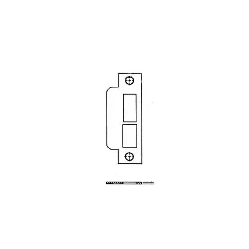 Baldwin 6340190 Estate Mortise Lock ASA Strike Satin Black