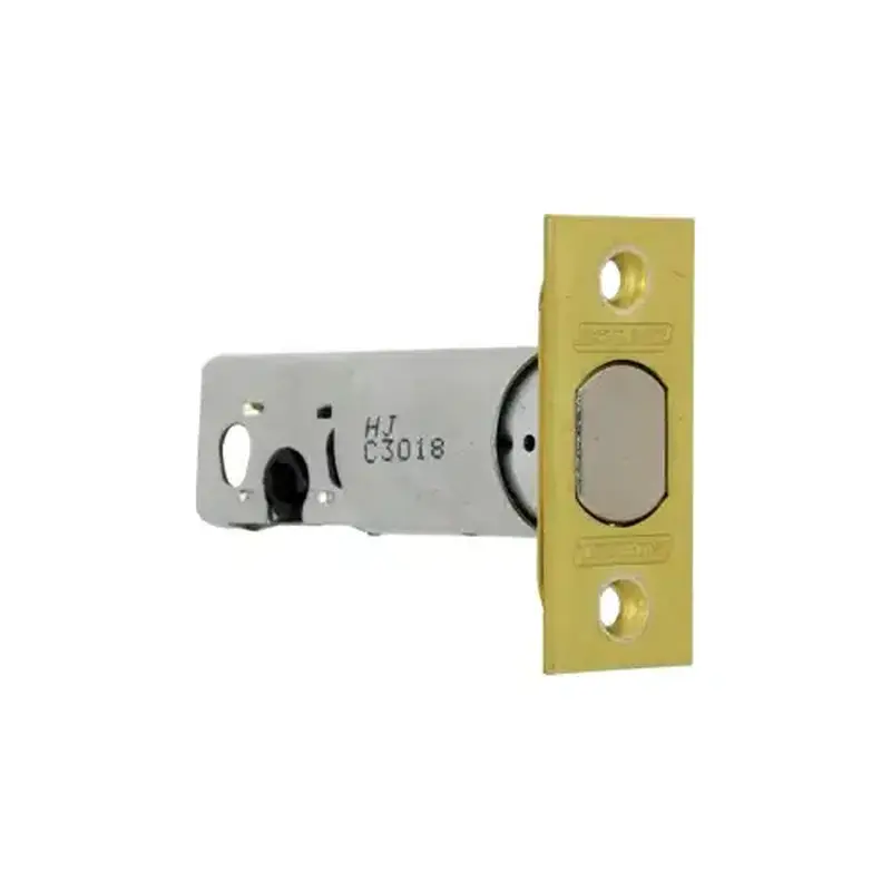 Schlage Commercial 12-288 605 S200 / B500 Series Square Corner Adjustable Deadbolt with 1" Face Bright Brass Finish