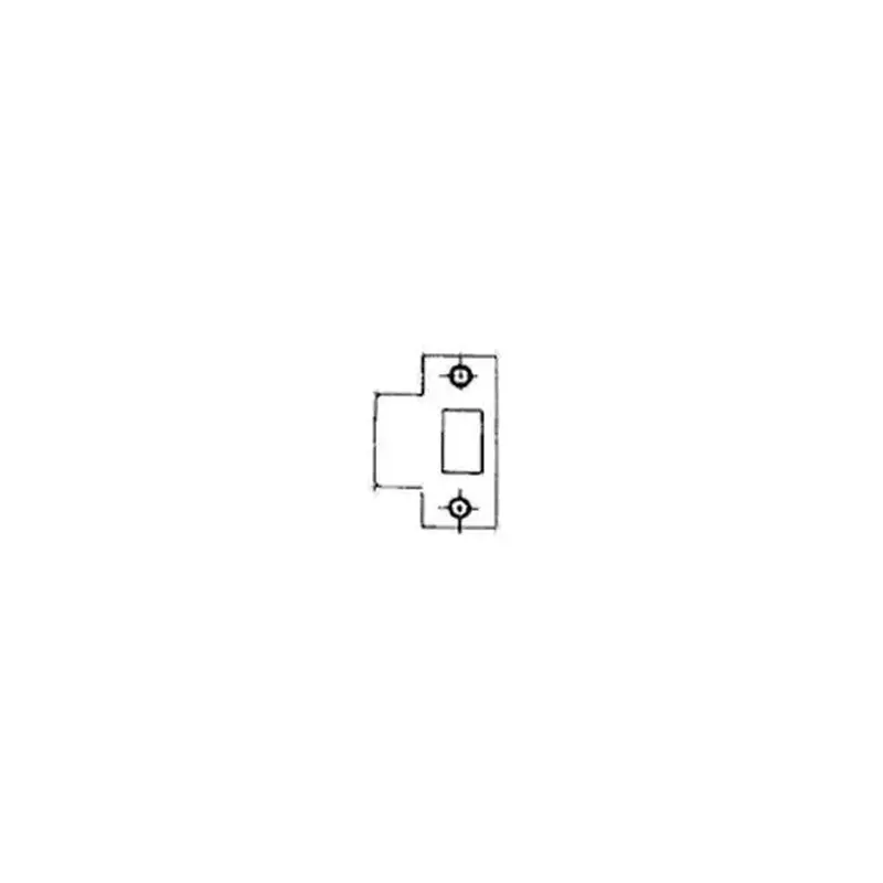 Baldwin 5510260TSTR Standard Box-T Strike Polished Chrome