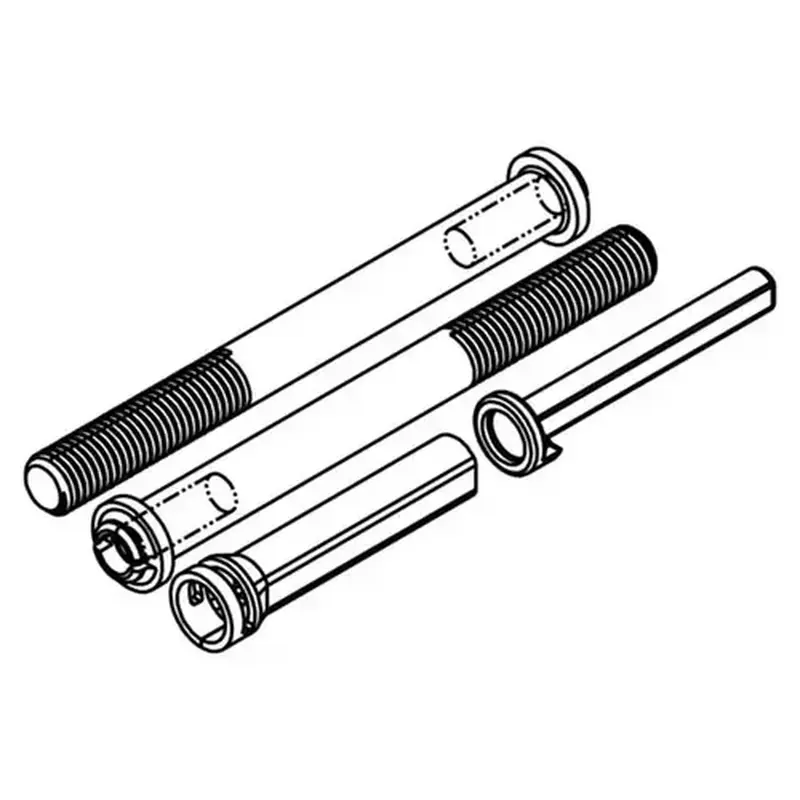Kwikset 84221-001 Thick Door Screw Pack for Double Cylinder Deadbolts