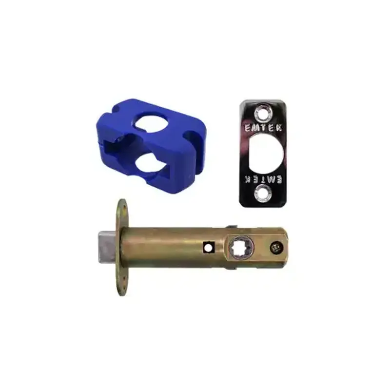 Emtek LC4-PASS M 275 US26 Passage Latch 2-3/4" with Faceplate and Screws, US26 Polished Chrome