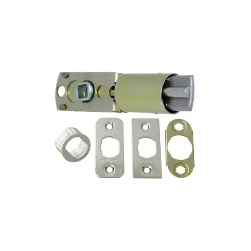 Kwikset 83000-15 Square Drive Deadlatch, 6AL Adjustable 2-3/8"-2-3/4" Backset, 619/US15 Satin Nickel