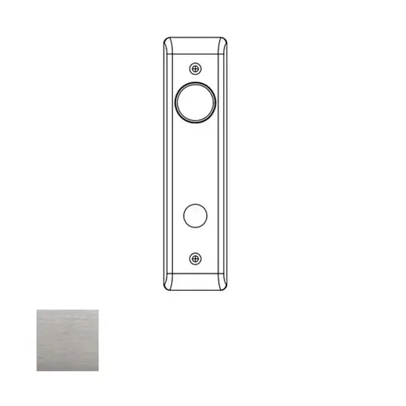 Yale Commercial CN88-208 626 8800 Mortise Outside Escutcheon, Cylinder and Grip, Satin Chrome