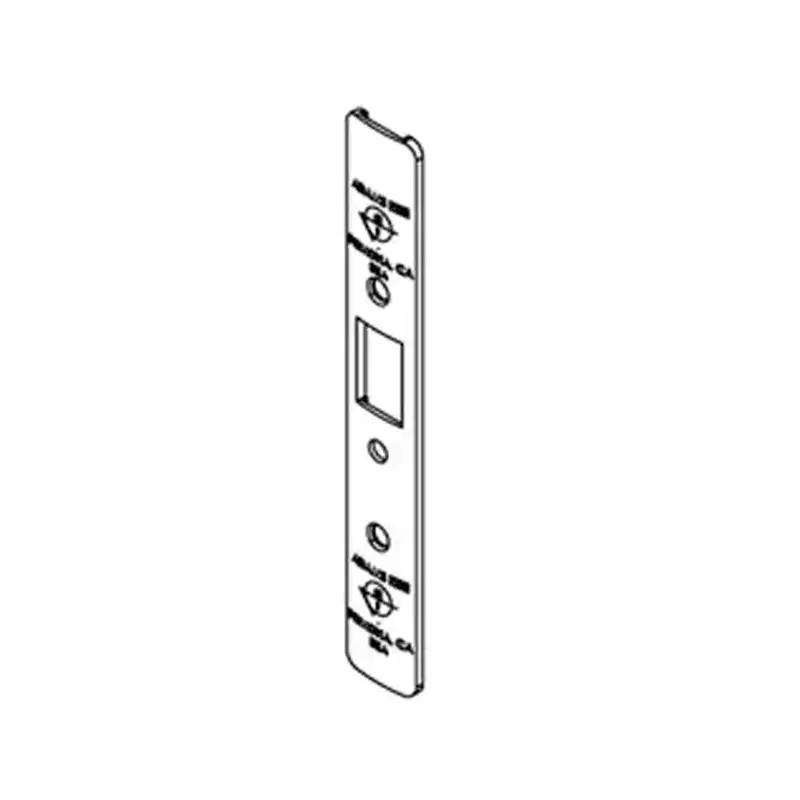 Adams Rite 24-0137-01-313 Faceplate Kit with Screws, Flat or Bevel, 8400, 8475 Exit Devices, and 4900 Heavy Duty Mortise Deadlatch, 695/SP313 Anodized Dark Bronze