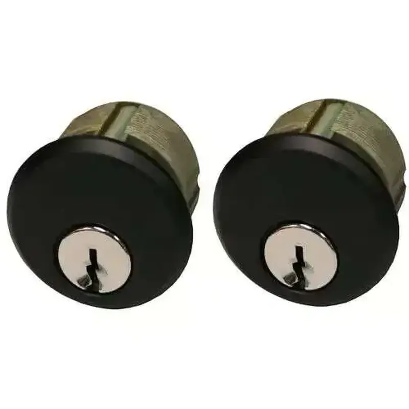 Imperial USA TH1100-ZCX2DU 1-5/32 " Duronodic Double Zinc Mortise Cylinder Keyed Alike With 5 Pin Keyway for Adams Rite Type Storefront Door