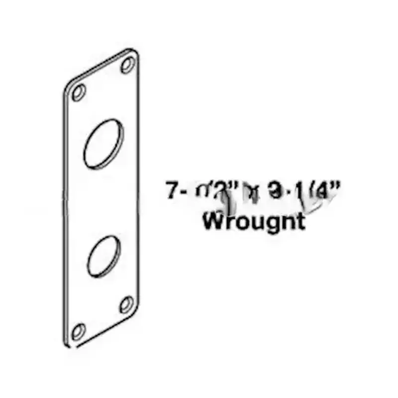 Corbin Russwin 544F77 626 ML2000 N Escutcheon-Wrought, Satin Chrome