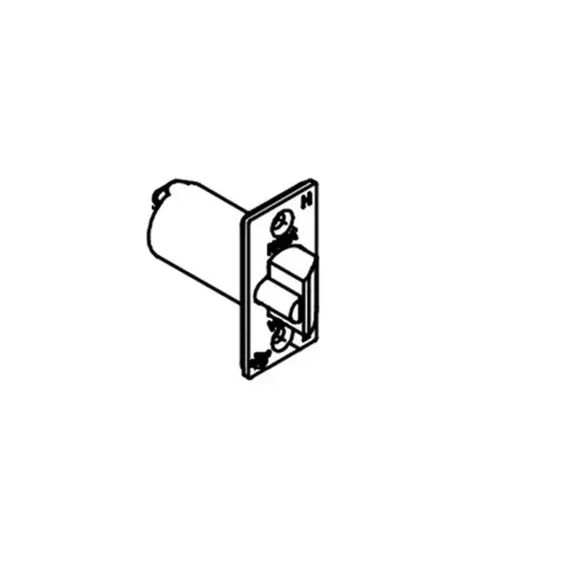 Kaba Access 75185-744-01 1/2" Latch, Dark Bronze with Brass Accents