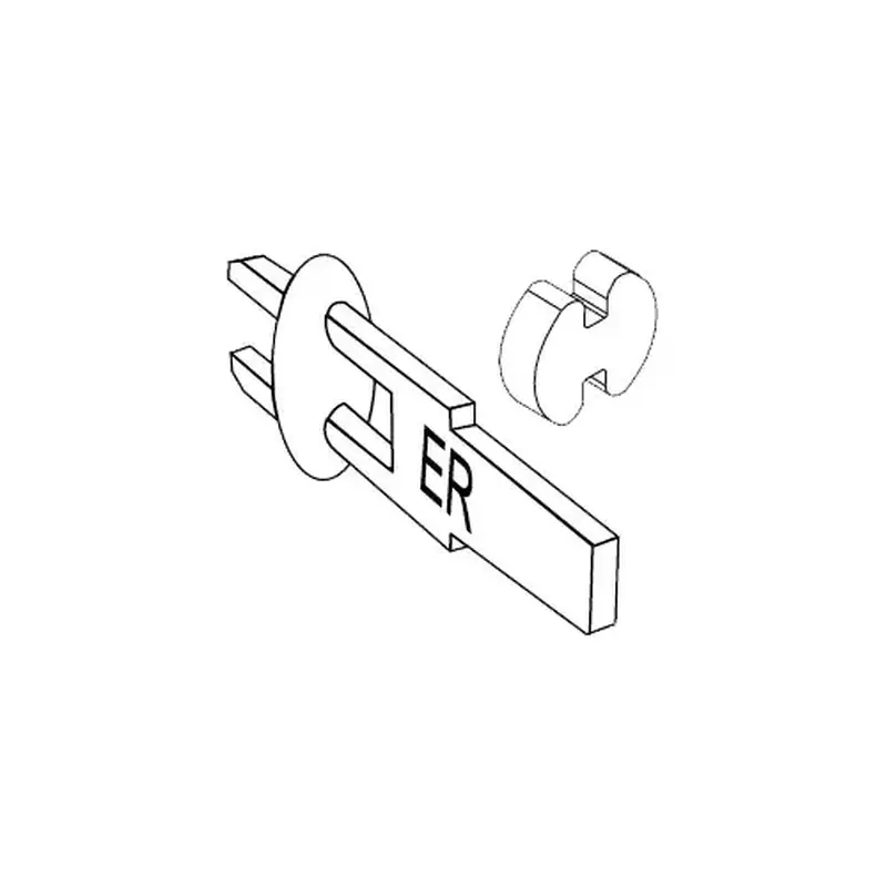 Marks HER1984 IQ Tailpiece and Spacer for 6 & 7-Pin SFIC - Cores and Sargent LFIC Cores