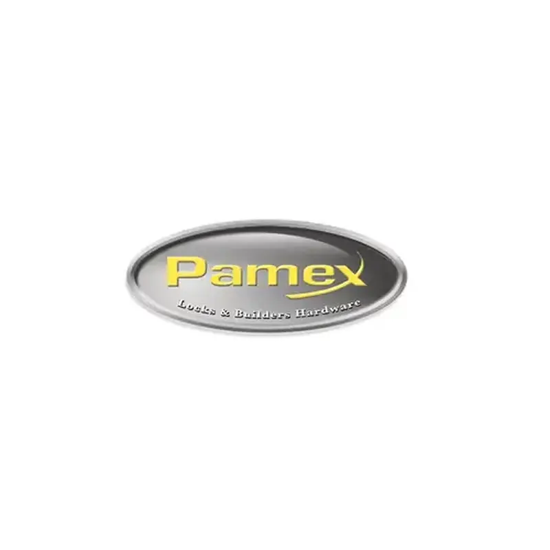 Pamex FD5SP-SS 1" x 2-1/4" Round Corner Strike Satin Stainless Steel Finish