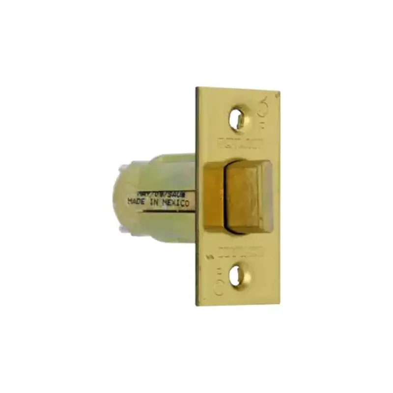 Schlage Commercial 11-111 605 A Series Square Corner Spring Latch with 2-3/4" Backset with 1" Face Bright Brass Finish