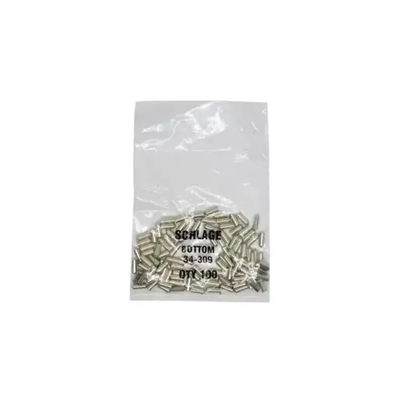 LAB SECURITY SCH34-309 KIT - #9 Schlage Bottom Pin .300, Polybag 100 Pins