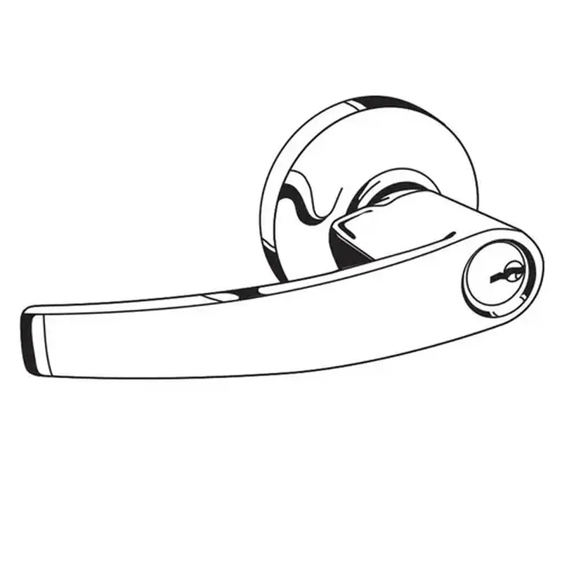Schlage Commercial 51-022 NEP 626 AL Series Neptune Full Size Interchangeable Core Lever Satin Chrome Finish
