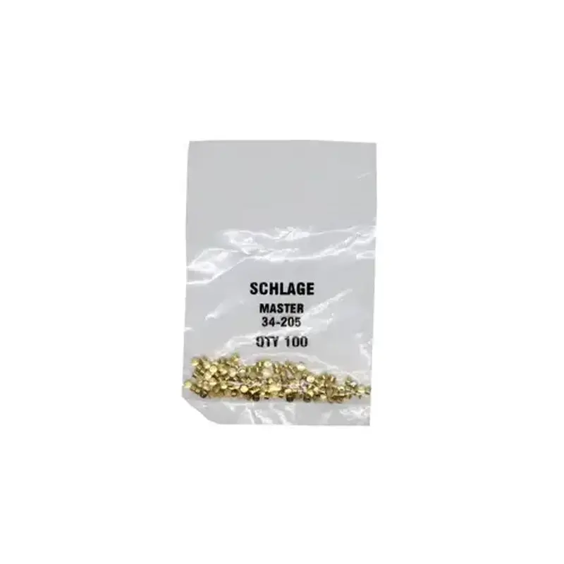 LAB SECURITY SCH34-205 KIT - #5 Schlage Master Pin .075, Polybag 100 Pins