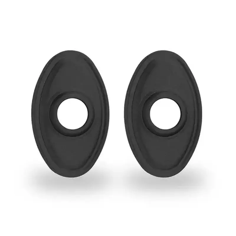 Yale Residential OVAL-ROSE-KNOB-SB Oval Rosette for Knob, Suede Black