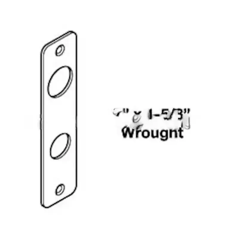 Corbin Russwin 544F40 626 ML2000 Inside P Escutcheon-Wrought, Satin Chrome