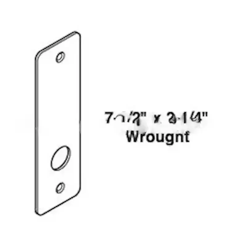 Corbin Russwin 544F95 605 ML2000 Inside M Escutcheon-Wrought, Bright Polished Brass