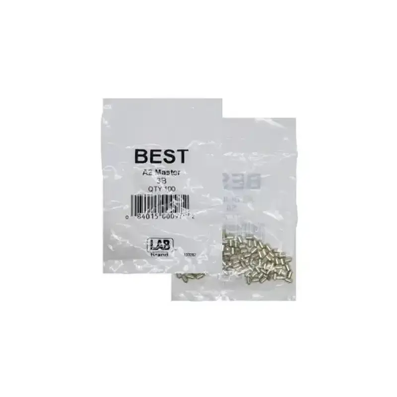 LAB SECURITY BEST-3A-P1-NS Best A2 Original SFIC 3A Bottom Pin, Nickel Silver, Poly Bagged