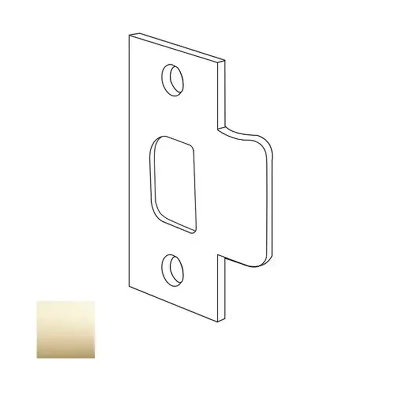 DORMA 5101-118-605 T Strike with Dust Box, Bright Polished Brass