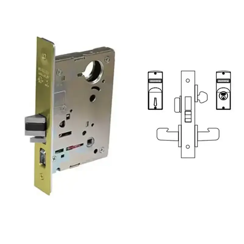 Sargent 8225-04 8200 Series 8225 Dormitory/Exit Lockset Body Satin Brass