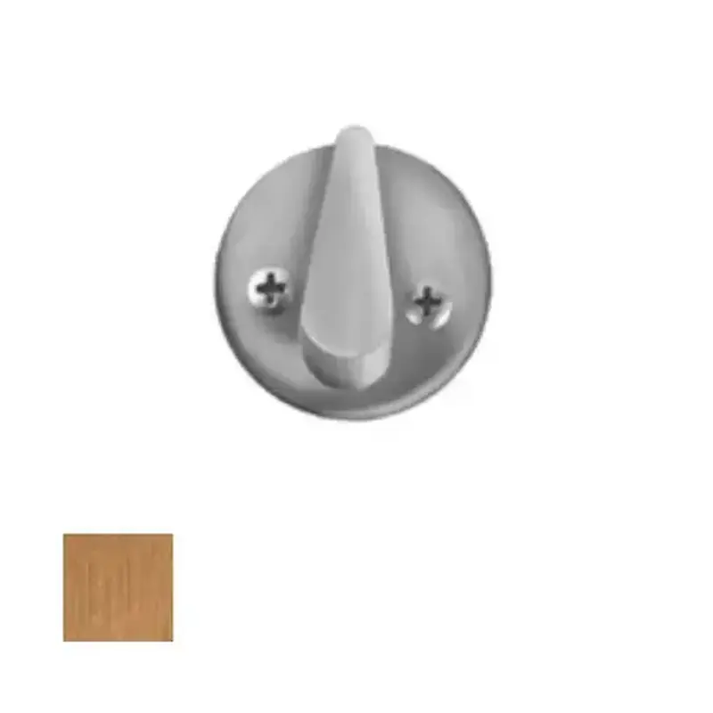 Yale Commercial GF1824 612 8800 Mortise Round Plate with Thumbturn with Screws, Satin Bronze
