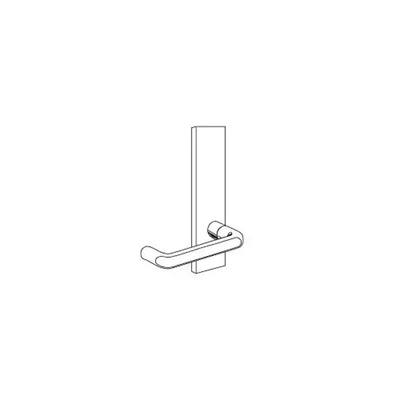 Schlage Commercial 09-635-03N-626 L Mortise Lock Inside Escutcheon w/Full Face Cylinder - 03 Design, Satin Chrome
