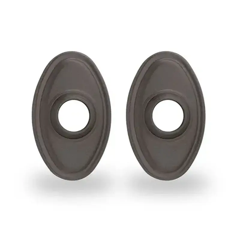 Yale Residential OVAL-ROSE-LEVER-GM Oval Rosette for Lever, Gun Metal