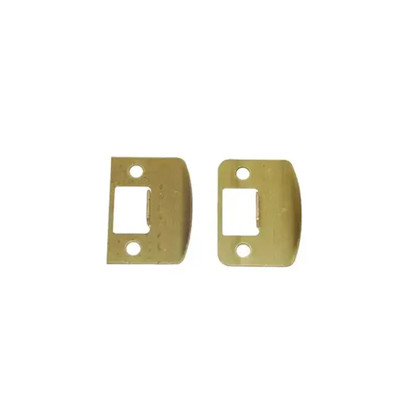 Schlage Residential 10-063-609 F Series Dual Strikes (10-026   10-027) 1 5/8" x 2 1/4" Satin Brass Blackened