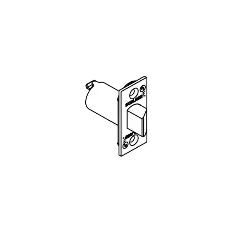 Schlage Commercial 47273622613 ALX Series 2-3/8" Backset Restoring Spring Latch with 1" x 2-1/4" Round Corner Faceplate Oil Rubbed Bronze Finish