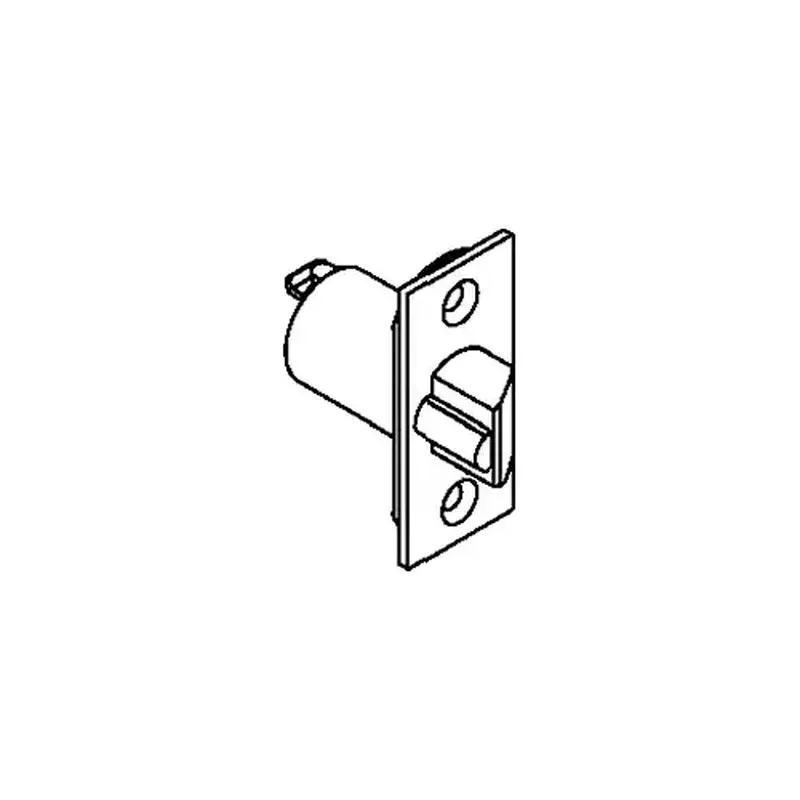 Falcon A57420-00D-630 2-3/8" Square 1" Face Dead Latch for B Series Satin Stainless Steel Finish