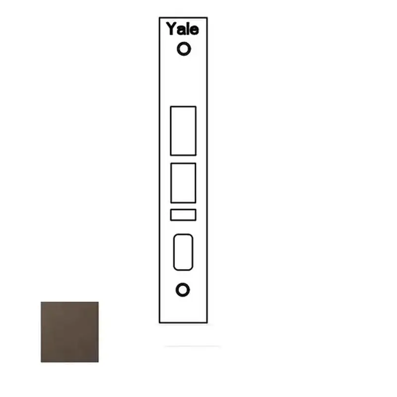 Yale Commercial 50-8802-2219-613E Mortise Armor Front, 8802, 8811, 8822, 8823, 8860, 8861, Dark Oxidized Satin Bronze