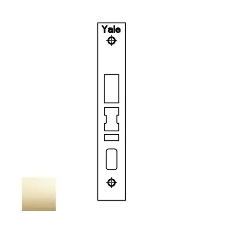 Yale Commercial 50-8867-2119-605 Mortise Armor Front, 8867, Bright Polished Brass