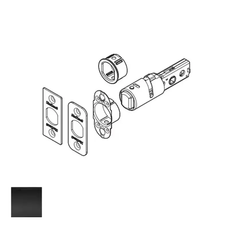 Kwikset 83023-514 6AL Deadbolt Adjusatable Latch Iron Black