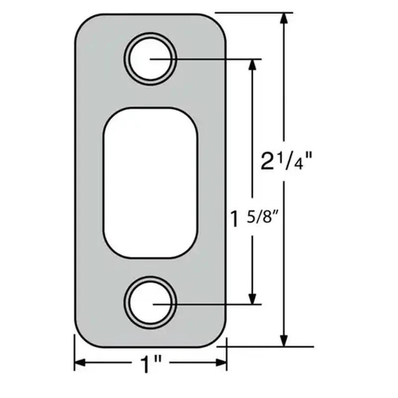 Kwikset 85063-11P Deadbolt Strike Venetian Bronze