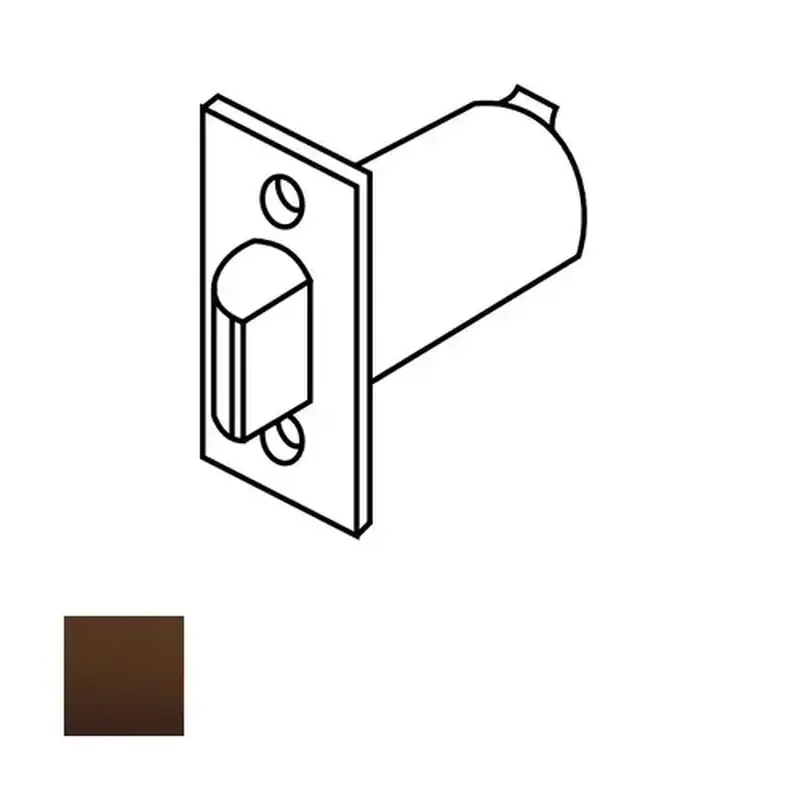 Sargent 10-2054 10B 10 Line Square Corner Plain Latch, Oil Rubbed Dark Bronze