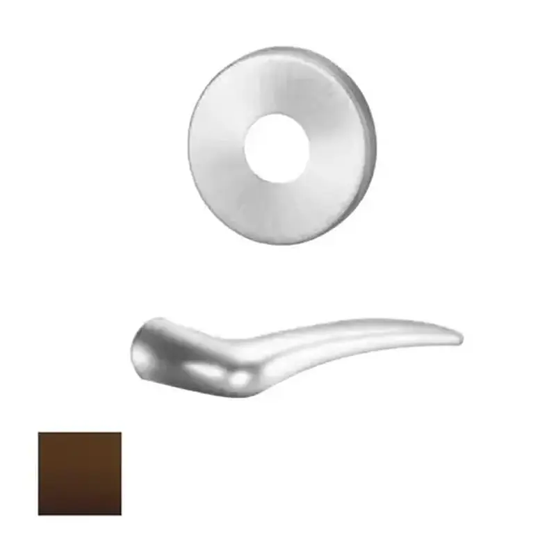 Sargent OS-8265-LNA-10B-LH 8200 Series 8265 Outside Trim Lever and Rose Oil Rubbed Dark Bronze