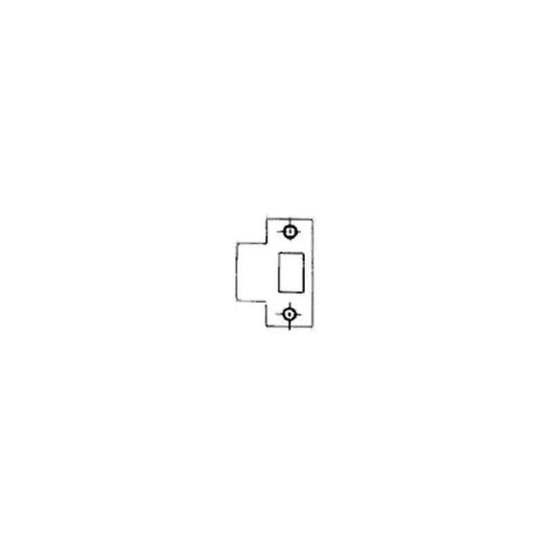 Baldwin 5510003TSTR Standard Box-T Strike Polished Brass