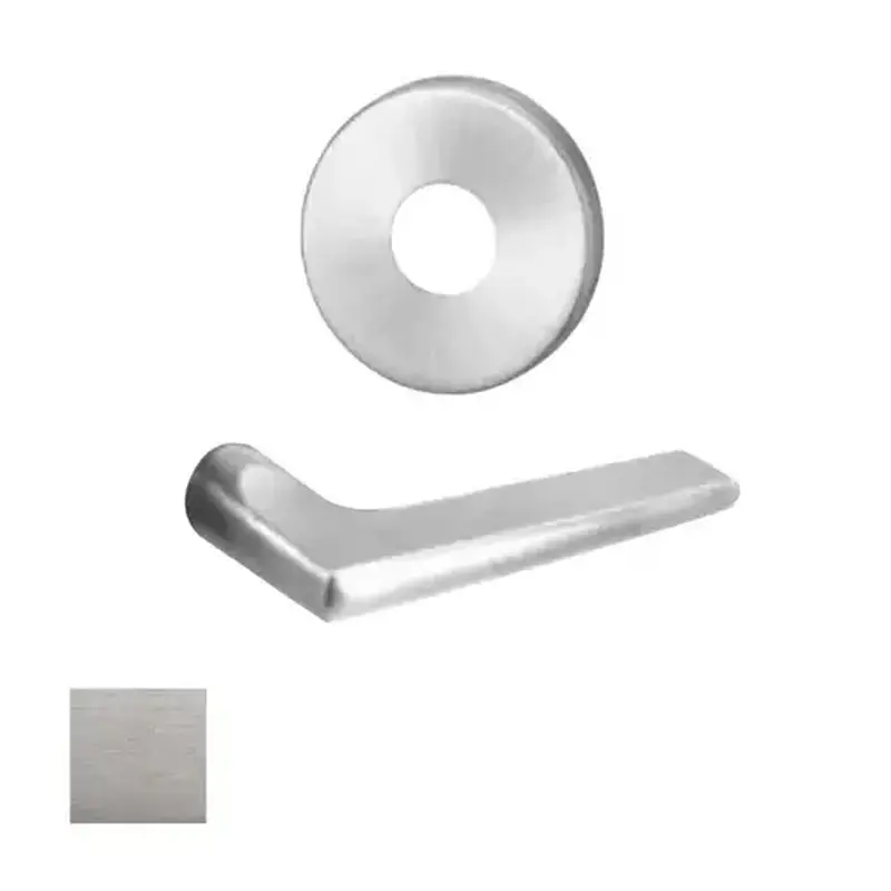 Sargent OS-8204-LNF-26D 8200 Series 8204 Outside Trim Lever and Rose Satin Chrome