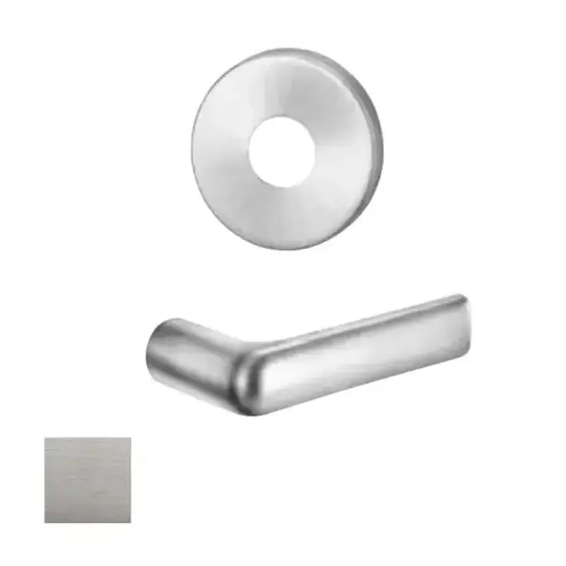 Sargent OS-8265-LNE-26D 8200 Series 8265 Outside Trim Lever and Rose Satin Chrome