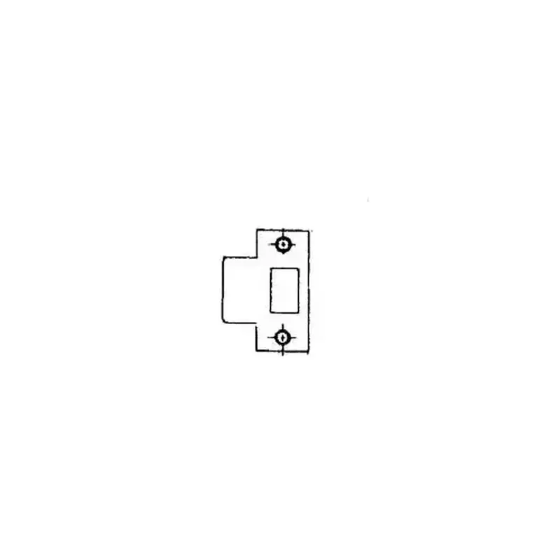 Baldwin 5510102E214 2 1/4" Extended Lip T Strike Oil Rubbed Bronze