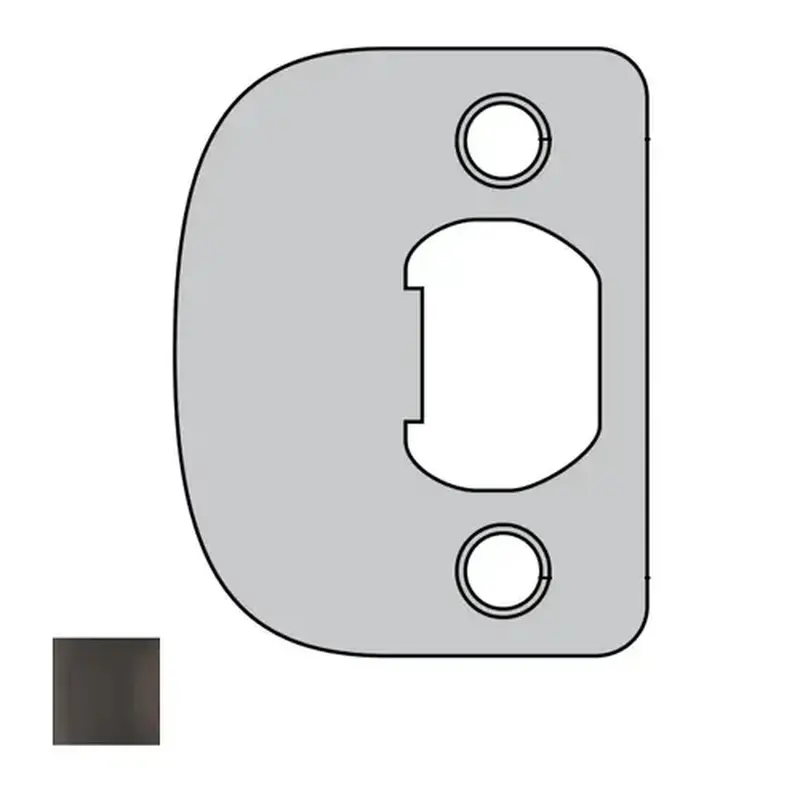 Kwikset 83796-11P Round Corner Strike-RCS4 Venetian Bronze