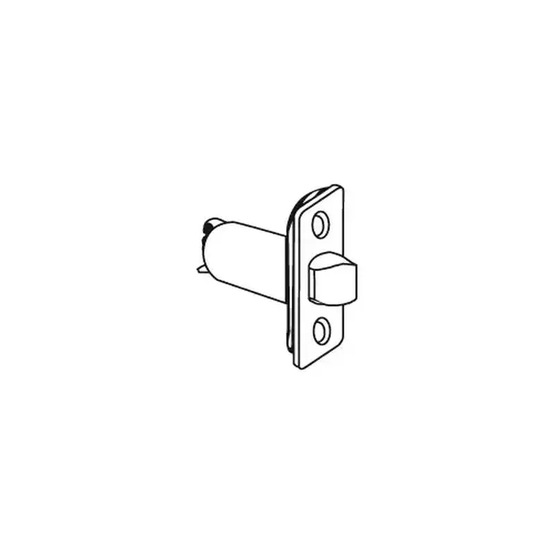 Schlage Commercial 13-247 625 ND Series New Square Corner Dead Latch with 2-3/4" Backset and 1-1/8" Face Bright Chrome Finish