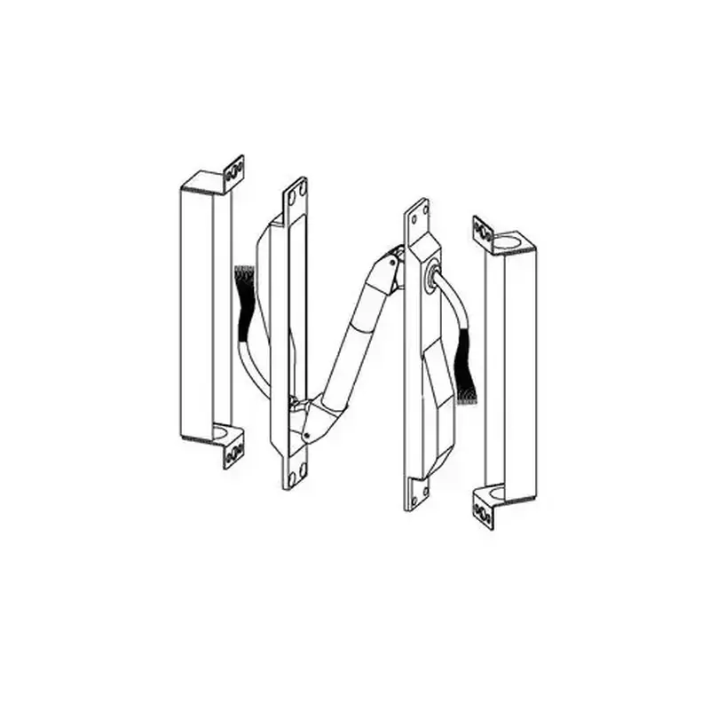 Architectural Builders Hardware Mfg. PT1000 US28 PT1000 Electrical Power Transfer Satin Aluminum