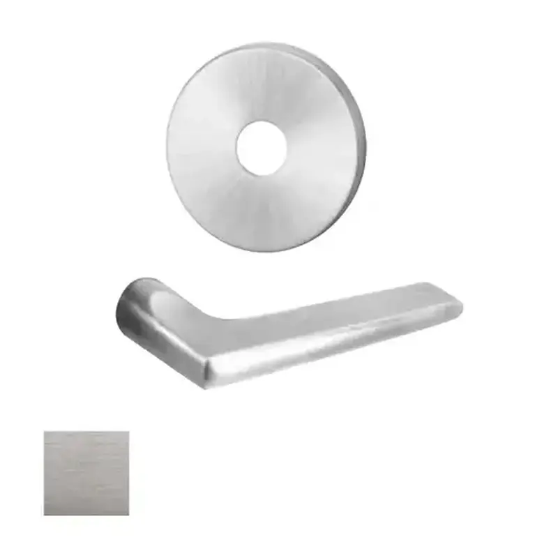 Sargent OS-8215-LNF-26D 8200 Series 8215 Outside Trim Lever and Rose Satin Chrome