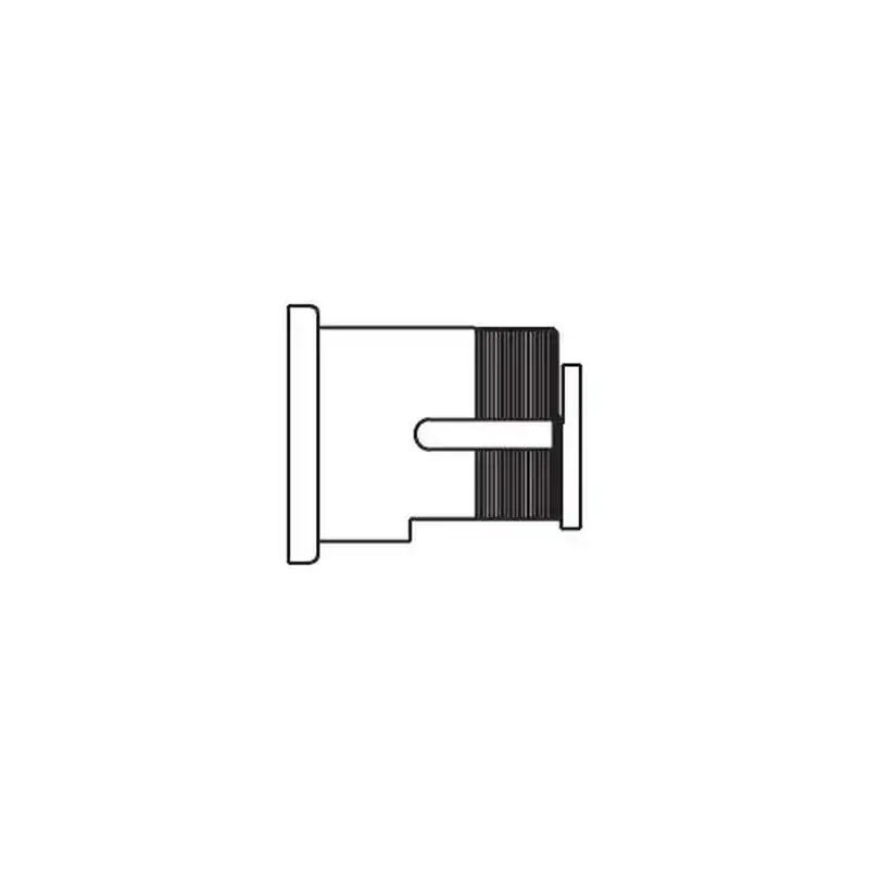 Schlage Lock 20-059 622 FSIC 1-1/2" Mortise Housing Less Core Straight Cam K510-730, No Collar, Matte Black 622